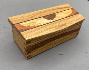 White Oak Inlaid Box