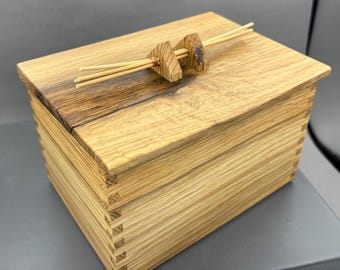 Large Winter Woods White Oak Box