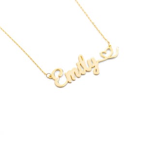 Collar con nombre personalizado • Collar con nombre minimalista de • Regalo personalizado • Regalo para ella