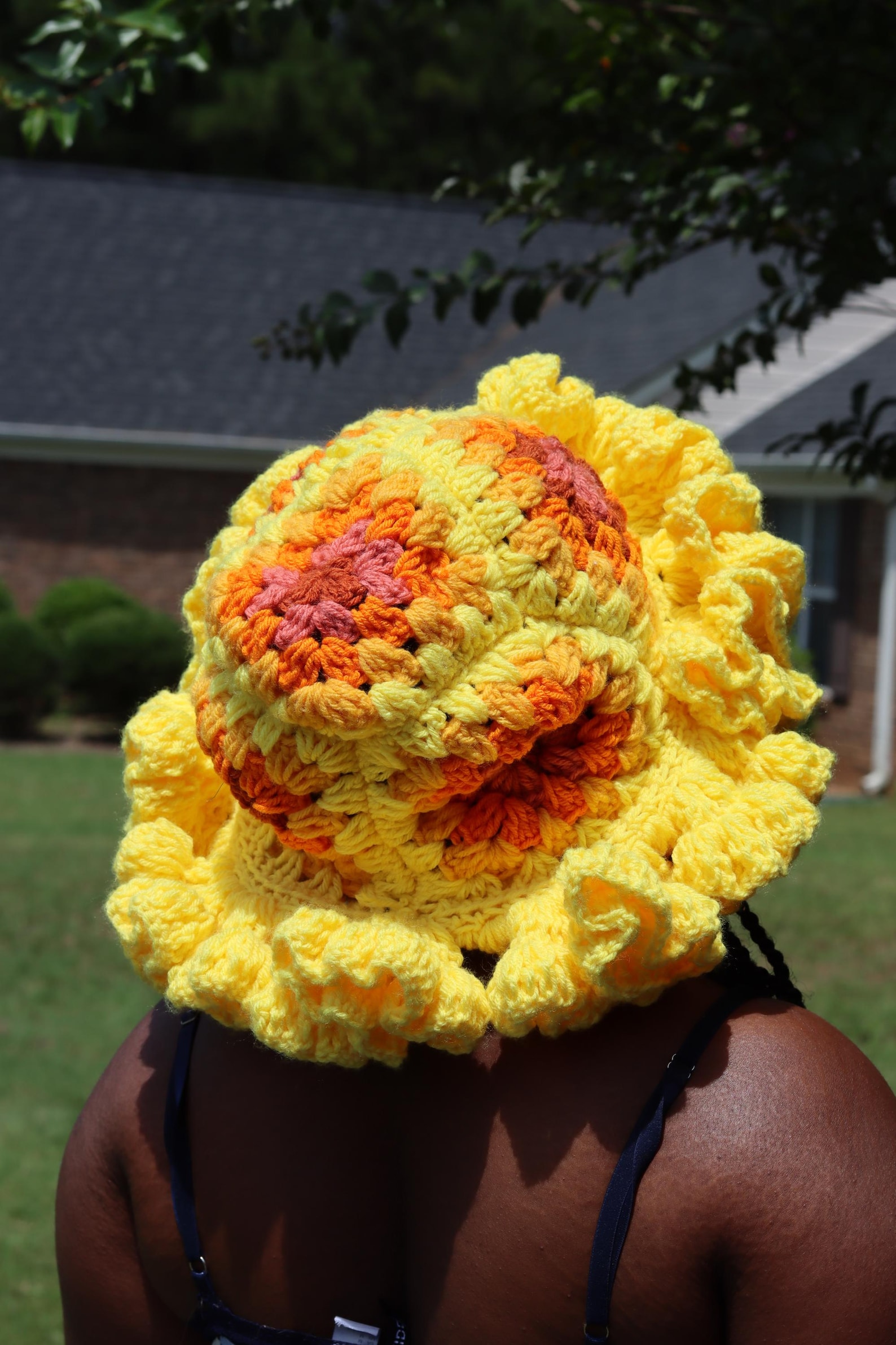 Summer Ruffle Hat Solar Sun Ruffle Hat - Etsy