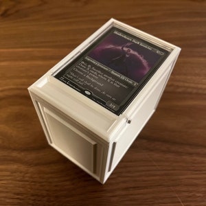 Boîte de rangement imprimée en 3D | Commandant | JCC | MTG | UTS | Magic The Gathering | Pokémon | Jeu de cartes à collectionner | Boîte pour cartes | Star Wars Illimité | Dbz