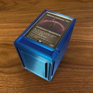 Boîte de rangement imprimée en 3D | Commandant | JCC | MTG | UTS | Magic The Gathering | Pokémon | Jeu de cartes à collectionner | Boîte pour cartes | Star Wars Illimité | Dbz