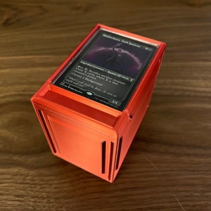 Boîte de rangement imprimée en 3D | Commandant | JCC | MTG | UTS | Magic The Gathering | Pokémon | Jeu de cartes à collectionner | Boîte pour cartes | Star Wars Illimité | Dbz
