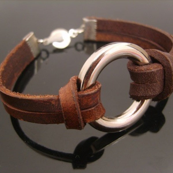 surfer Leather ring Bracelet Y231