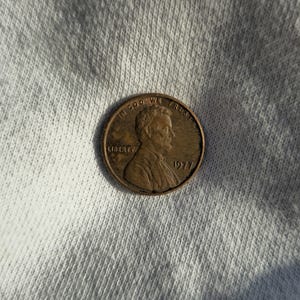 1977 no mint mark Lincoln penny