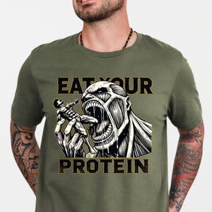 Attack on Titan Shirt, AOT Anime Tshirt, Eren Yeager Shirt, Anime Merch for Men and Women, AOT Merch, Unisex Anime Graphic Tee, Otaku Gift