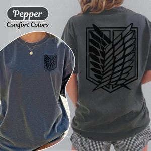 Attack on Titan For Youth and Adult Shirt, Anime Tee, Unisex AOT Unisex T shirt, Eren Yeager Merch, Levi Ackerman Shirt, Anime Lover Gift