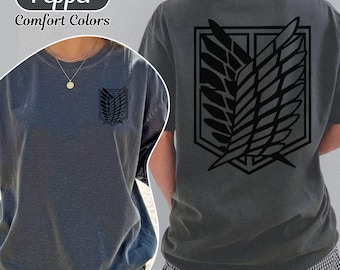 Attack on Titan For Youth and Adult Shirt, Anime Tee, Unisex AOT Unisex T shirt, Eren Yeager Merch, Levi Ackerman Shirt, Anime Lover Gift