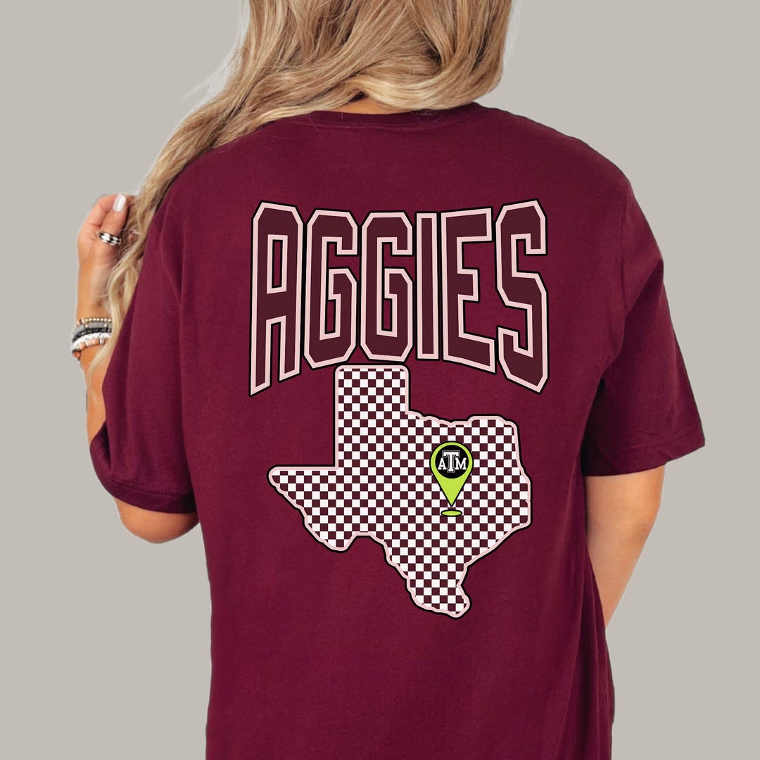 Aggies Shirt, Unisex Texas A&M Game Day Tshirt, Aggie Football T-shirt ...