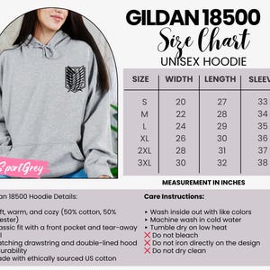 Attack on Titan Hoodie, AOT Anime Tshirt, Eren Yeager Shirt, Anime Merch for Men and Women, AOT Merch, Unisex Anime Graphic Tee, Otaku Gift image 7