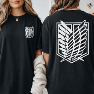 Attack on Titan For Youth and Adult Shirt, Anime Tee, Unisex AOT Unisex T shirt, Eren Yeager Merch, Levi Ackerman Shirt, Anime Lover Gift