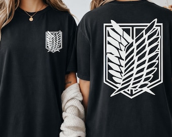 Attack on Titan For Youth and Adult Shirt, Anime Tee, Unisex AOT Unisex T shirt, Eren Yeager Merch, Levi Ackerman Shirt, Anime Lover Gift