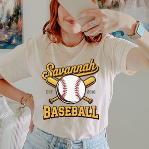Retro Savannah Bananas Baseball Shirt, Unisex Game Day Tee, Banana Graphic T-shirt, Gift for Baseball Fans, Savannah Baseball Team Outfit