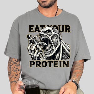 Attack on Titan Shirt, AOT Anime Tshirt, Eren Yeager Shirt, Anime Merch for Men and Women, AOT Merch, Unisex Anime Graphic Tee, Otaku Gift image 2