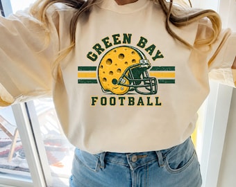 Green Bay Football Shirt, Cheesehead Game Day Tee, Titletown Pride Shirt, Green Gold Team Spirit T Shirt, Football Fan Gift, Comfort Colors