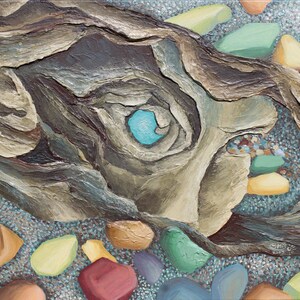 Metallic Giclee Paper Prints of The Sea Hag - Original Faerie Folk Portrait