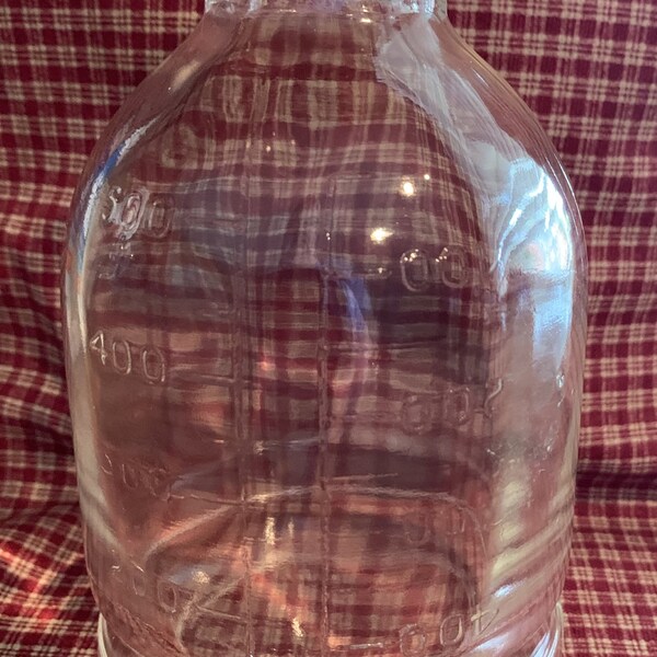 Glass Iv Bottle Etsy