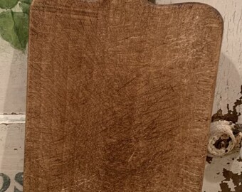 French Vintage Solid Wood Cheese Cutting Serving Board; Beautiful Aged Patina, Circa Early 1900s