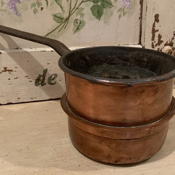 Antique Iron Pots Etsy