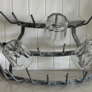 Antique French Zinc Bottle Rack - Etsy