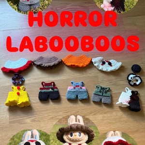 Horror Labooboos (for standing Labubus)