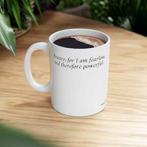 Bookworm Quote Mug: Frankenstein by Mary Shelley, (11oz)
