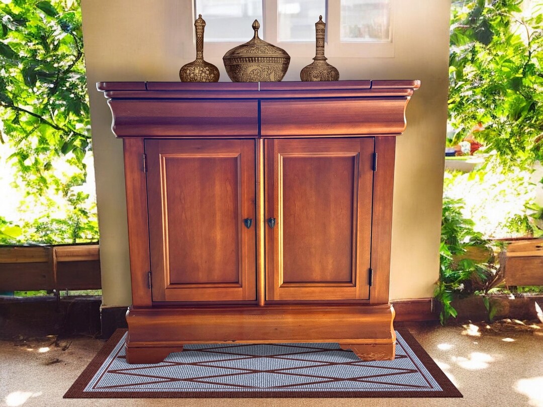 Vintage Bassett Furniture Buffet Etsy