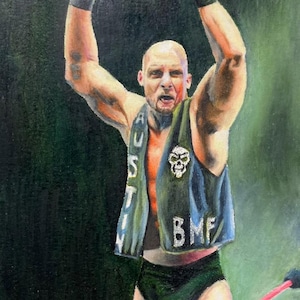 Stone Cold Steve Austin Painting