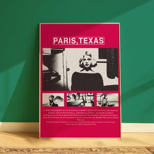 Póster de París, Texas