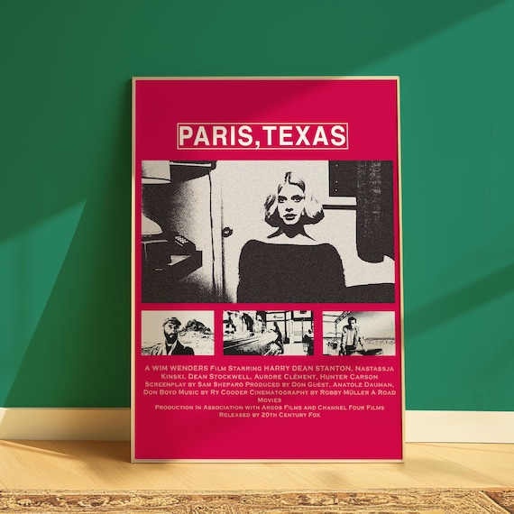 パリ、テキサス PARIS, TEXAS 40周年記念ポスター Paris, Texas