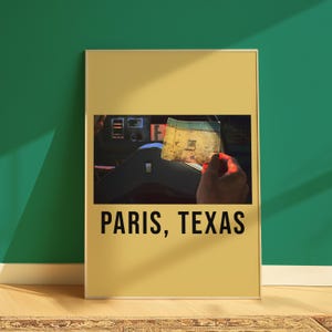 Póster de París, Texas