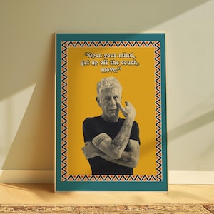 Anthony Bourdain Poster