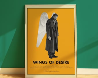 Der Himmel über Berlin (1987) Japanese Movie Poster | Wings of