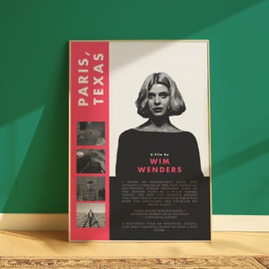 Póster de París, Texas
