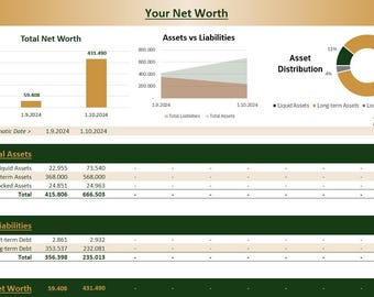 My Net Worth Tracker