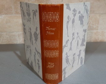 Vintage 1958 Thomas Mann: Bekenntnisse, Des Hochstaplers, Felix Krull Hardcover Book Written in German Decor Book