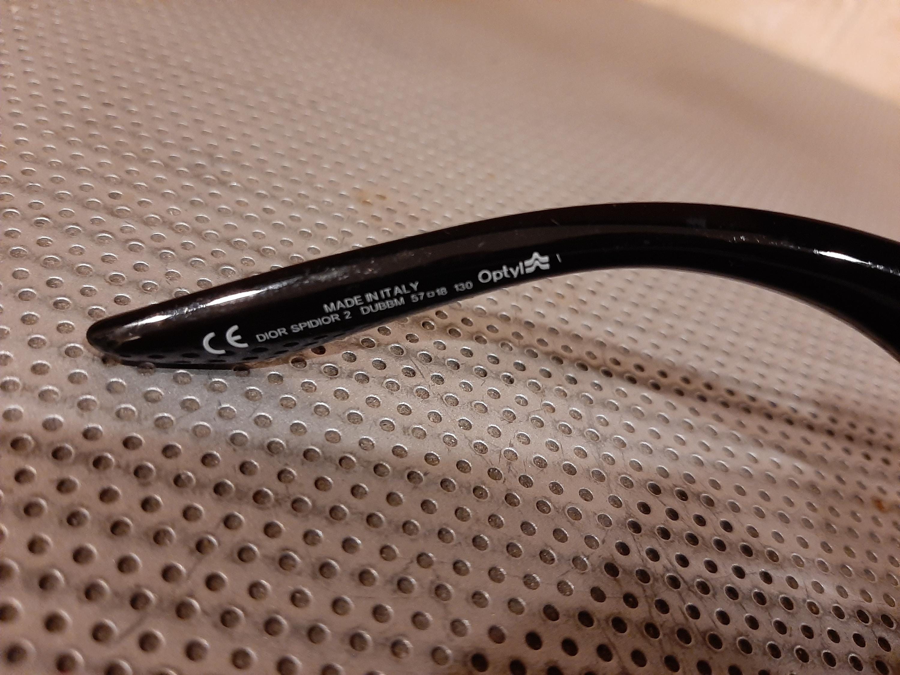 Vintage Dior SPIDIOR 2 Sunglasses – Black Chunky Crystal Y2K - Etsy