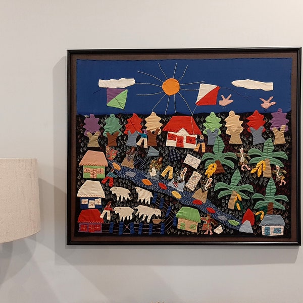 Vintage Peruvian Weaving Wall Hanging LARGE
