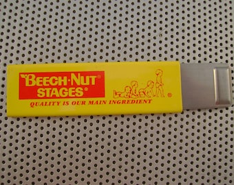 Vintage NOS Beech Nut Stages Baby Food Advertising Box Cutter Utility Knife