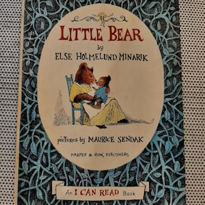 Vintage 1957 Little Bear by Else Holmelund Minarik First Edition Children&#39;s Picture Book Hardback An I Can Read Book