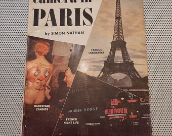 Vintage 1957 Camera in Paris by Simon Nathan Photography Magazine Fawcett How to Book Fashions Louvre Monuments Paris by Day and Night