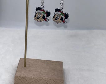 Christmas Minnie Mouse Earrings