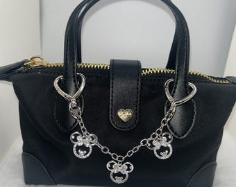 Minnie Mouse Rhinestone Bag Charm