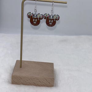 Mickey Mouse Gingerbread Earrings