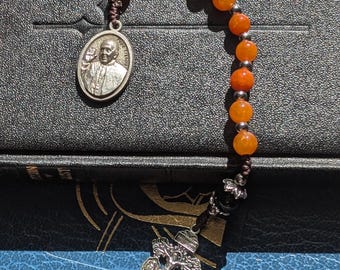 Pope Francis Catholic Rosary Chaplet Prayer Beads