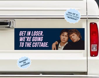 Heated Rivalry Bumper Magnet | Heated Rivalry Bumper Sticker | Heated Rivalry Merch | Funny Bumper Magnet | Funny Bumper Sticker
