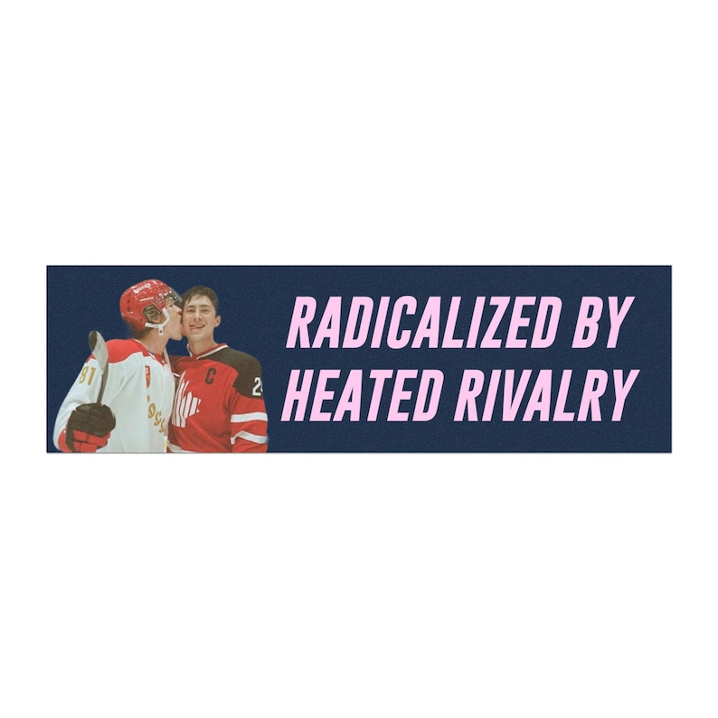Radicalized by Heated Rivalry Cottage Bumper Magnet | Heated Rivalry Sticker | Hockey Merch | Gay Love image 3