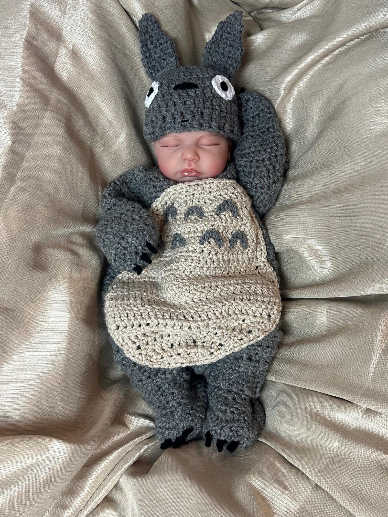 Baby Totoro Crochet Outfit Bunting