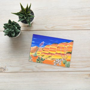 Couleurs du désert - Impression carte postale