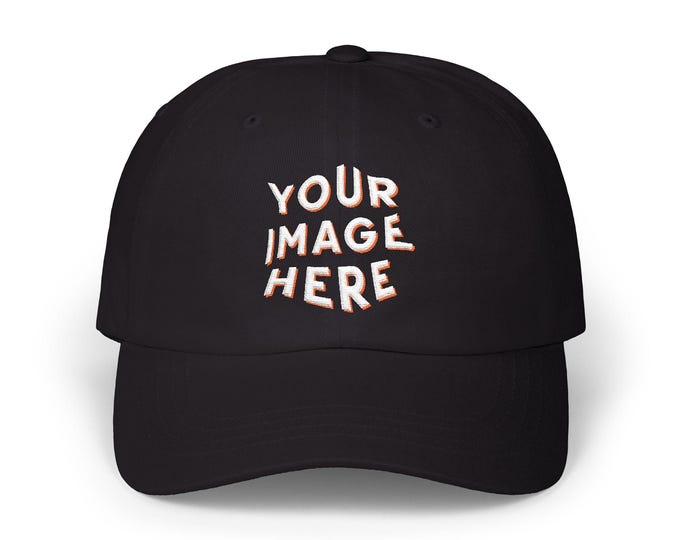 Custom Embroidered Dad Hat | Add your own image/illustration!